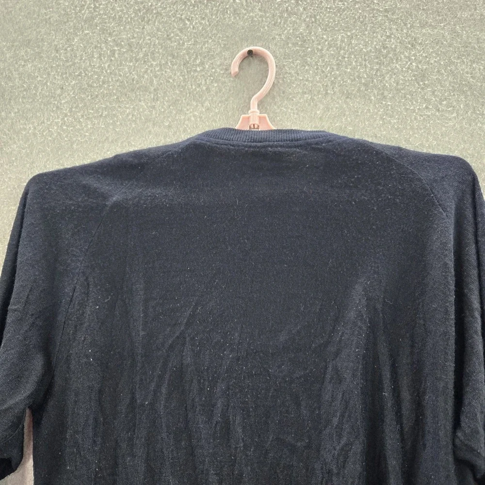 Adidas Sweatshirt XL Black Text‎ Graphic Logo Long Sleeve